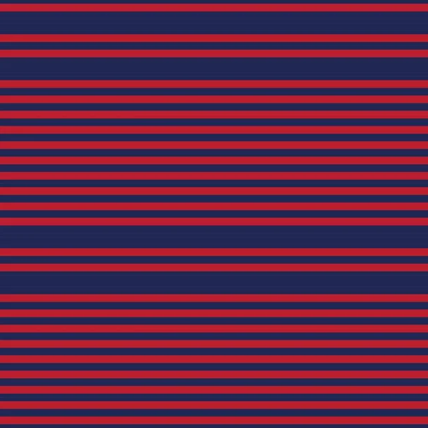 红色和蓝色水平条纹无缝图案背景适合流行纺织品 — 图库矢量图片
