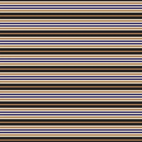 Brown Taupe Horizontal Stripped Seamless Pattern Background 그래픽 — 스톡 벡터