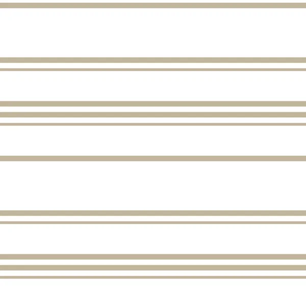 Коричневый Taupe Горизонтальный Полосатый Бесшовный Фон Шаблона Подходит Моды Текстиля — стоковый вектор