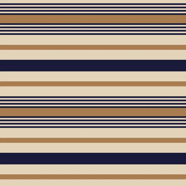 Brown Taupe Horizontal Striped Seamless Pattern Background Suitable Fashion Textiles — Stock Vector