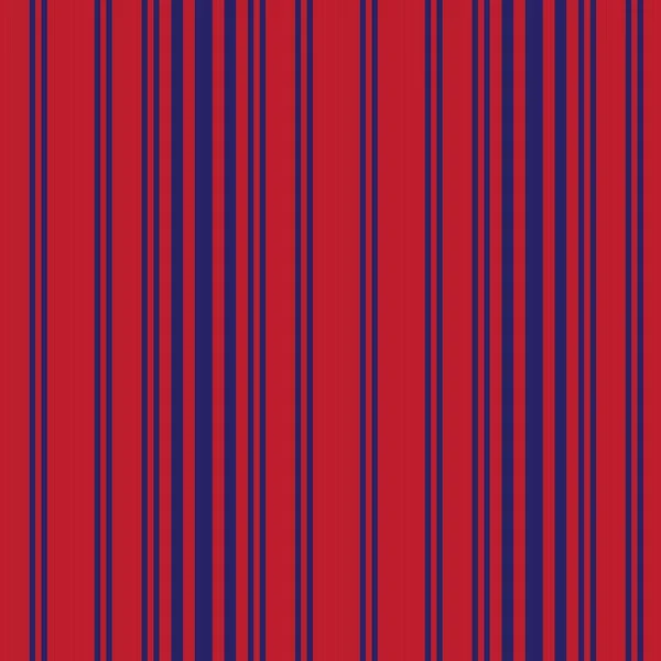 Red Blue Vertical Striped Seamless Pattern Background Suitable Fashion Textiles — Stock Vector