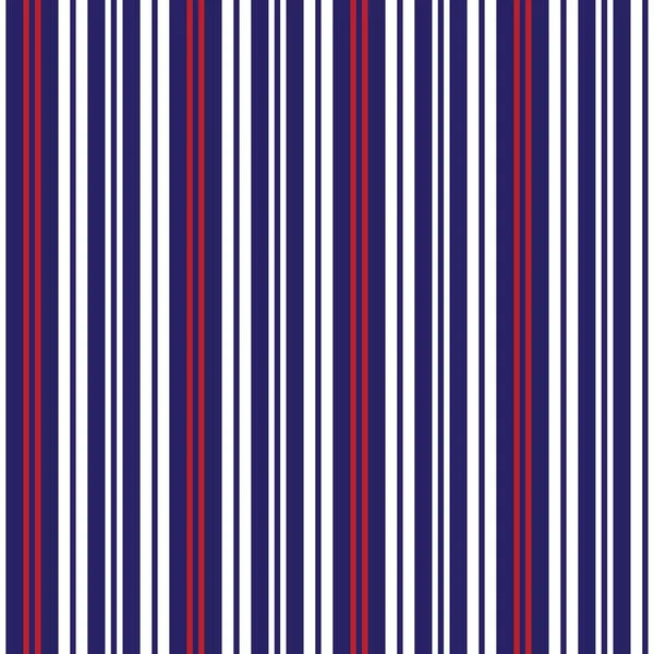 Red Blue Vertical Striped Seamless Pattern Background Suitable Fashion Textiles — Stock Vector