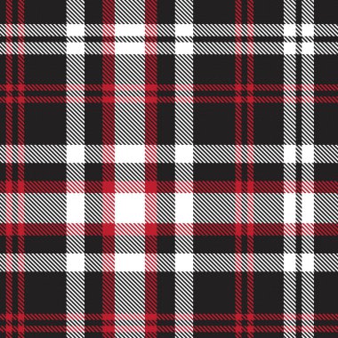 Kırmızı Glen Ekose desenli, moda tekstil ve grafikleri için uygun.