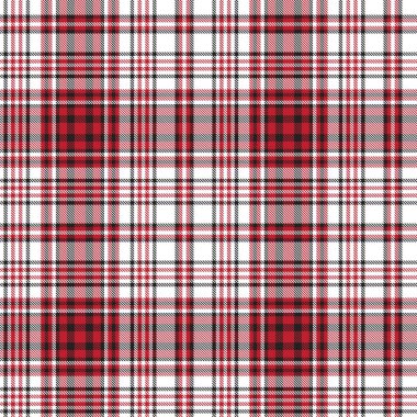 Kırmızı Glen Ekose desenli, moda tekstil ve grafikleri için uygun.