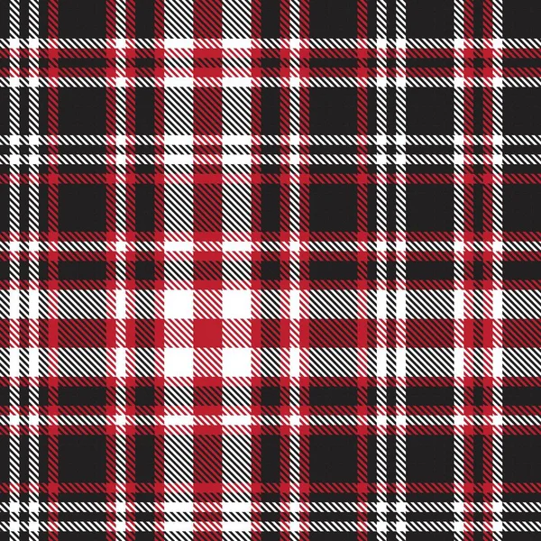 Red Glen Plaid Textuur Naadloos Patroon Geschikt Voor Mode Textiel — Stockvector