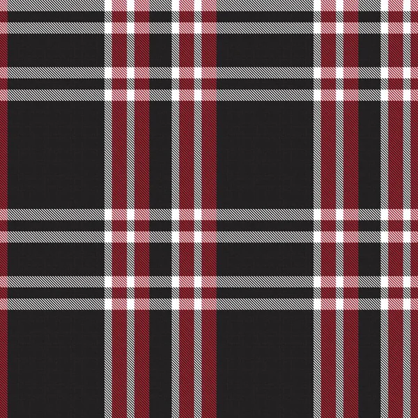 Red Glen Plaid Texture Modello Senza Cuciture Adatto Tessuti Moda — Vettoriale Stock