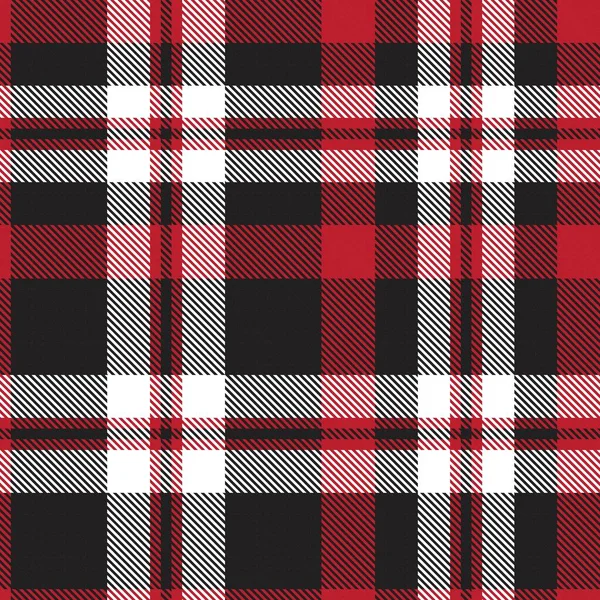 Red Glen Plaid Texturovaný Bezešvý Vzor Vhodný Pro Módní Textil — Stockový vektor