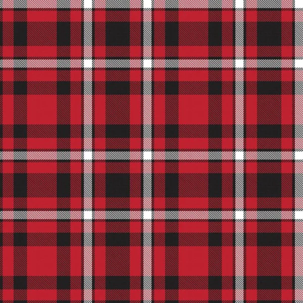 Red Glen Plaid Texture Modello Senza Cuciture Adatto Tessuti Moda — Vettoriale Stock