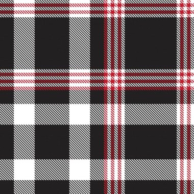 Kırmızı Glen Ekose desenli, moda tekstil ve grafikleri için uygun.