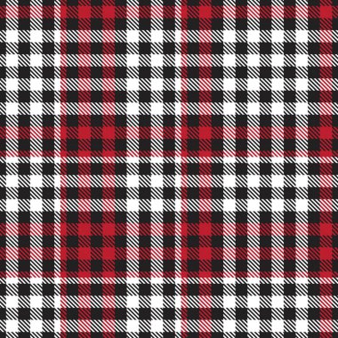 Kırmızı Glen Ekose desenli, moda tekstil ve grafikleri için uygun.