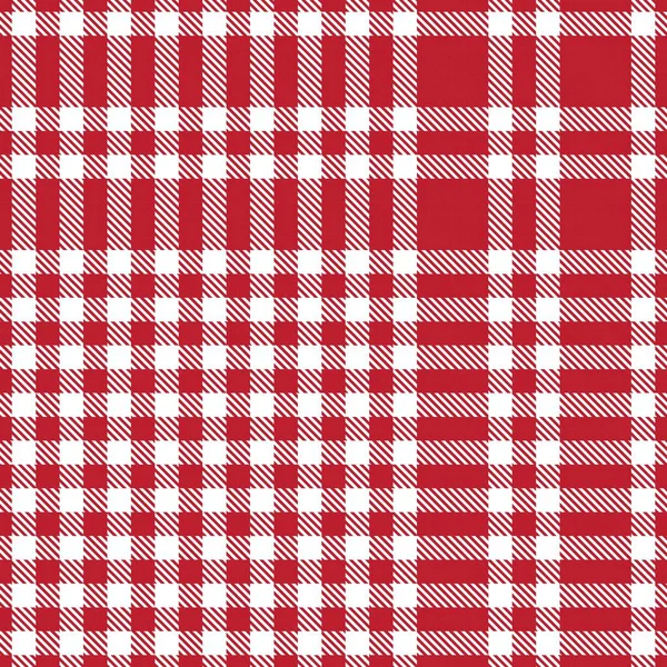 Красный Глен Плед Текстурированный Бесшовный Узор Подходит Моды Текстиля Графики — стоковый вектор