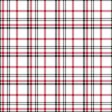 Kırmızı Glen Ekose desenli, moda tekstil ve grafikleri için uygun.