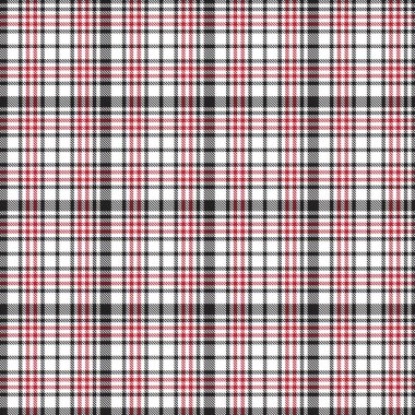Kırmızı Glen Ekose desenli, moda tekstil ve grafikleri için uygun.