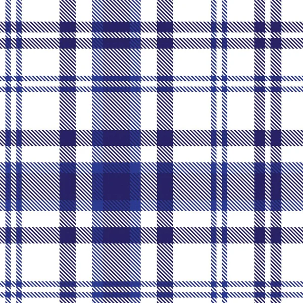 Bleu Glen Plaid Motif Sans Couture Texturé Adapté Aux Textiles — Image vectorielle