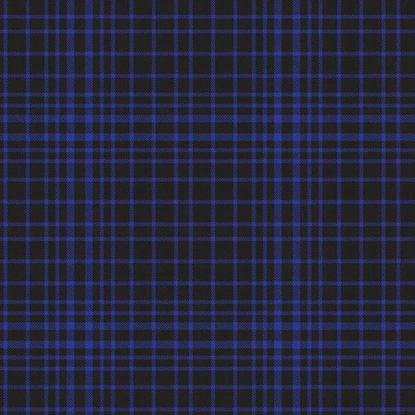 Mavi Glen Ekose Desenli Moda Tekstil Grafikleri Için Uygun — Stok Vektör