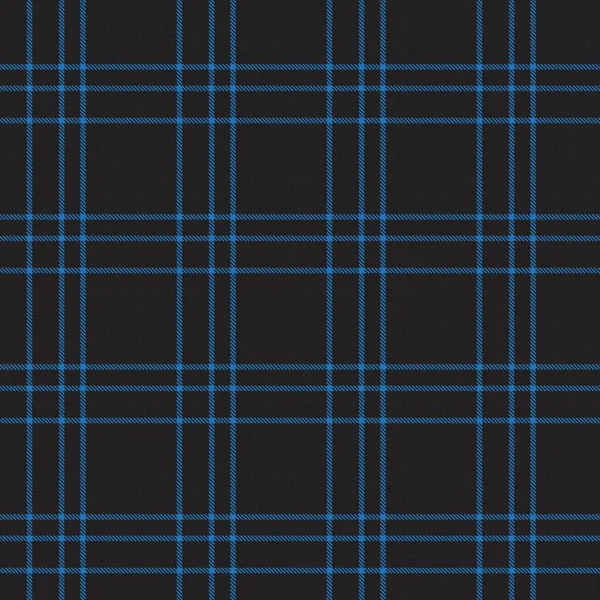 Blue Glen Plaid Texturiertes Nahtloses Muster Für Modetextilien Und Grafiken — Stockvektor