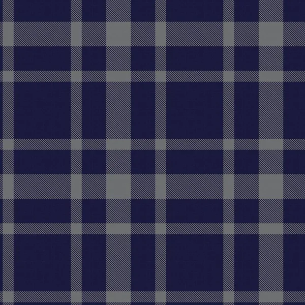 Blue Glen Plaid Texturiertes Nahtloses Muster Für Modetextilien Und Grafiken — Stockvektor