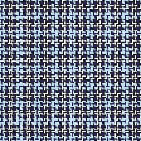 Bleu Glen Plaid Motif Sans Couture Texturé Adapté Aux Textiles — Image vectorielle