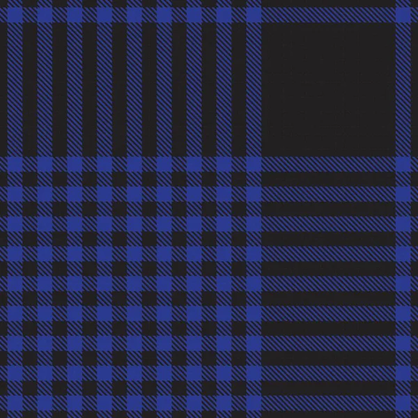 Blue Glen Plaid Texture Modello Senza Cuciture Adatto Tessuti Moda — Vettoriale Stock