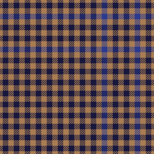 Blue Glen Plaid Текстурированный Бесшовный Узор Подходит Моды Текстиля Графики — стоковый вектор