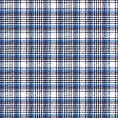 Mavi Glen Ekose desenli, moda tekstil ve grafikleri için uygun.