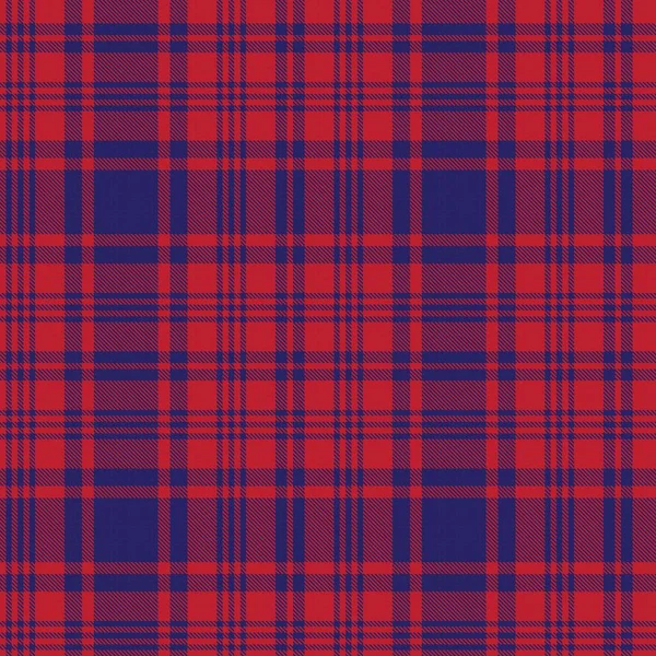 Red Navy Glen Plaid Texturiertes Nahtloses Muster Für Modetextilien Und — Stockvektor