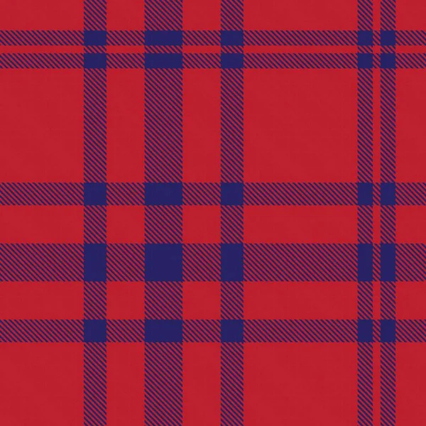 Red Navy Glen Plaid Textured Seamless Pattern Suitable Fashion Textiles — Stock Vector
