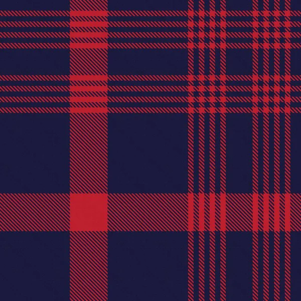 Red Navy Glen Plaid Motif Sans Couture Texturé Adapté Aux — Image vectorielle