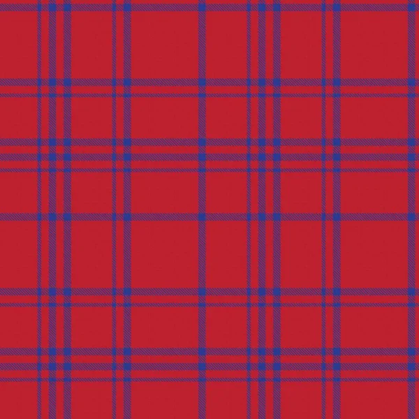 Red Navy Glen Plaid Texturiertes Nahtloses Muster Für Modetextilien Und — Stockvektor