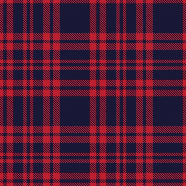 Red Navy Glen Plaid Textuur Naadloos Patroon Geschikt Voor Mode — Stockvector