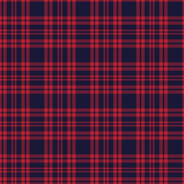 Red Navy Glen Plaid Textuur Naadloos Patroon Geschikt Voor Mode — Stockvector