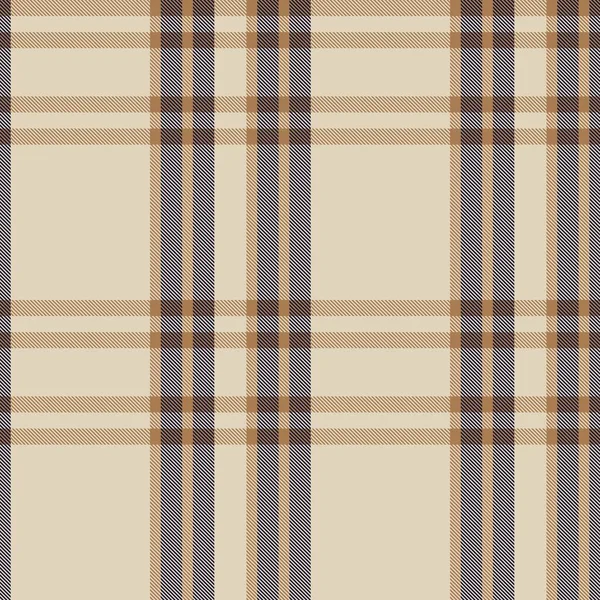 Brown Glen Plaid Texturizado Padrão Sem Costura Adequado Para Têxteis — Vetor de Stock