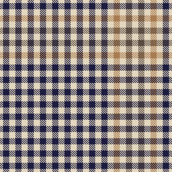 Brown Glen Plaid Motif Sans Couture Texturé Adapté Aux Textiles — Image vectorielle