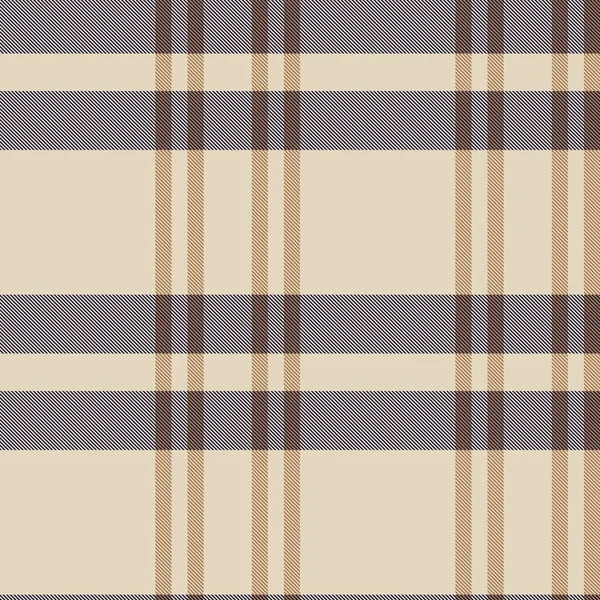 Brown Glen Plaid Texturiertes Nahtloses Muster Für Modetextilien Und Grafiken — Stockvektor