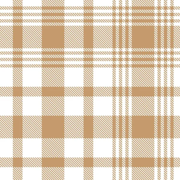 Brown Glen Plaid Texturizado Padrão Sem Costura Adequado Para Têxteis — Vetor de Stock