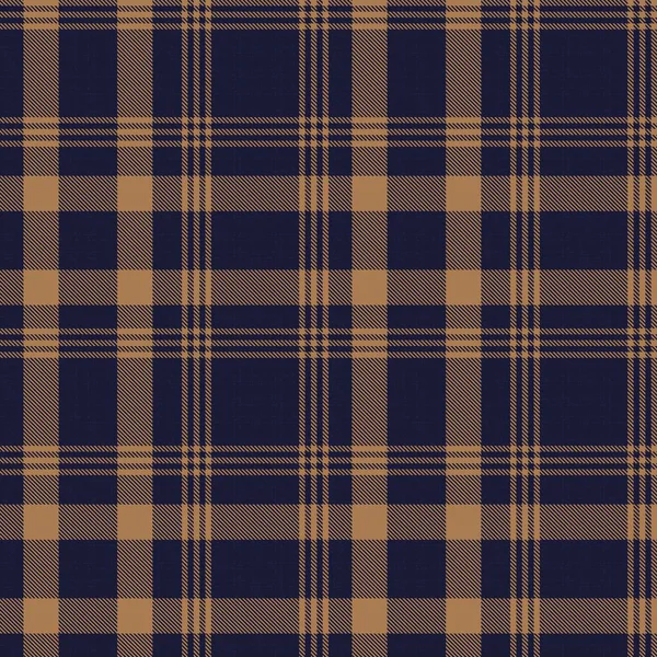 Brown Glen Plaid Текстурований Безшовний Візерунок Придатний Модного Текстилю Графіки — стоковий вектор