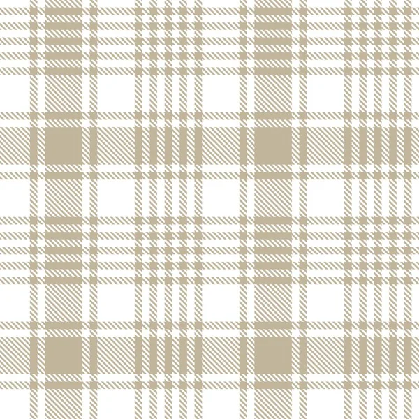 Brown Glen Plaid Texturiertes Nahtloses Muster Für Modetextilien Und Grafiken — Stockvektor