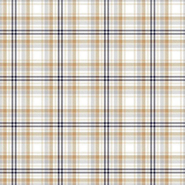 Brown Glen Plaid Texturovaný Bezešvý Vzor Vhodný Pro Módní Textil — Stockový vektor