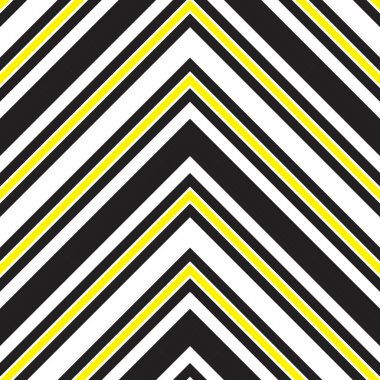 Sarı Chevron köşegen çizgili desensiz arka plan moda tekstil ve grafikleri için uygun