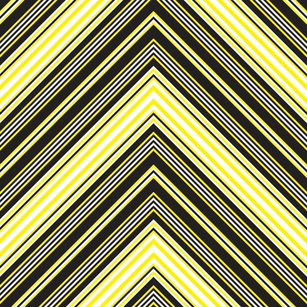 Gelber Chevron Diagonal Gestreifter Nahtloser Musterhintergrund Für Modetextilien Grafiken — Stockvektor