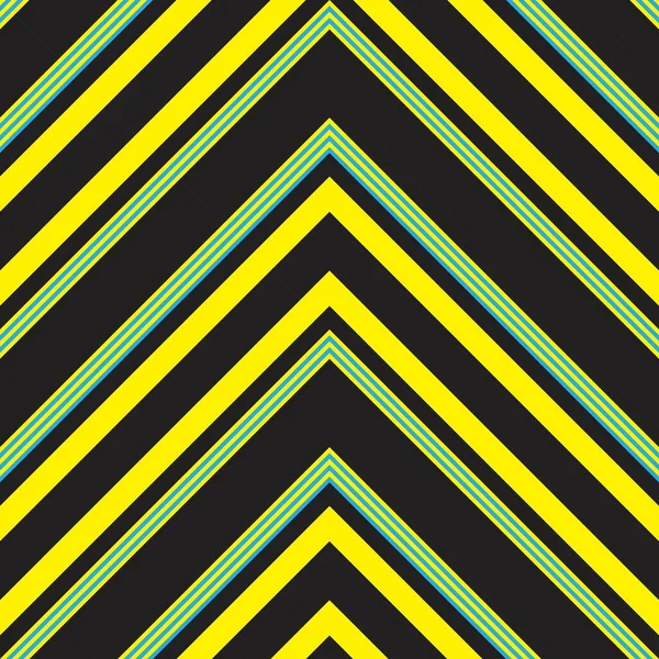 Yellow Chevron Diagonal Striped Seamless Pattern Background Suitable Fashion Textiles — Stock Vector