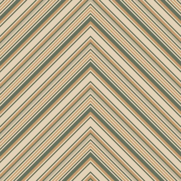 Grüner Chevron Diagonal Gestreifter Nahtloser Musterhintergrund Für Modetextilien Grafiken — Stockvektor