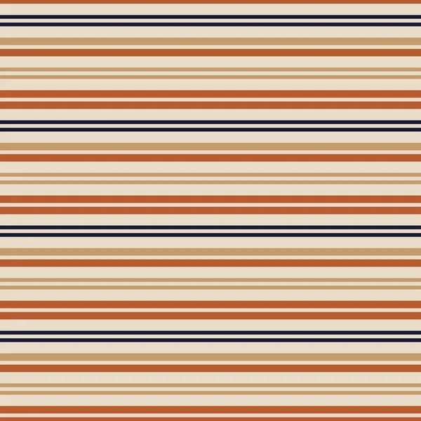 Orange Horisontell Randig Sömlös Mönster Bakgrund Lämplig För Mode Textilier — Stock vektor