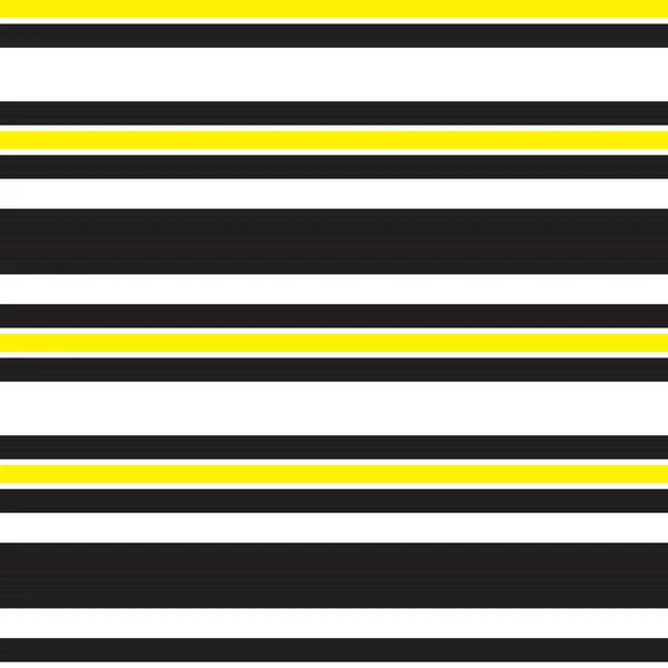 Yellow Horizontal Striped Seamless Pattern Background 그래픽 — 스톡 벡터