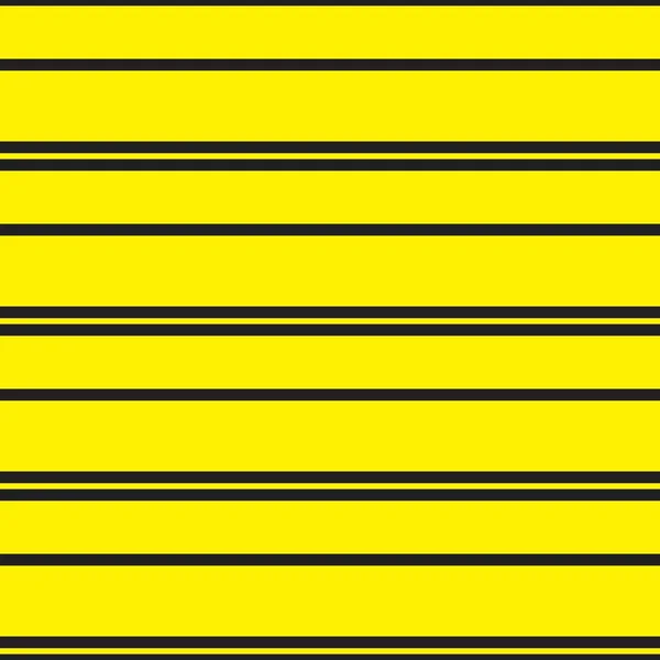 Yellow Horizontal Striped Seamless Pattern Background 그래픽 — 스톡 벡터