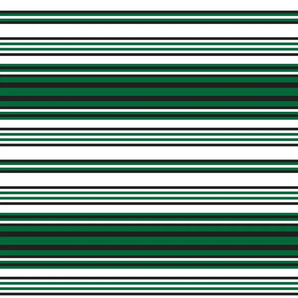 Green Horizontal Striped Seamless Pattern Background Suitable Fashion Textiles Graphics — Stock Vector