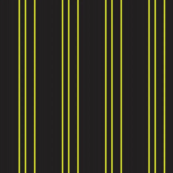 ファッション繊維 グラフィックに適した黄色の垂直ストライプシームレスなパターンの背景 — ストックベクタ
