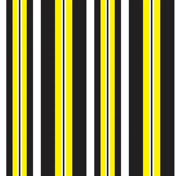 Jaune Rayé Vertical Fond Motif Sans Couture Adapté Pour Les — Image vectorielle