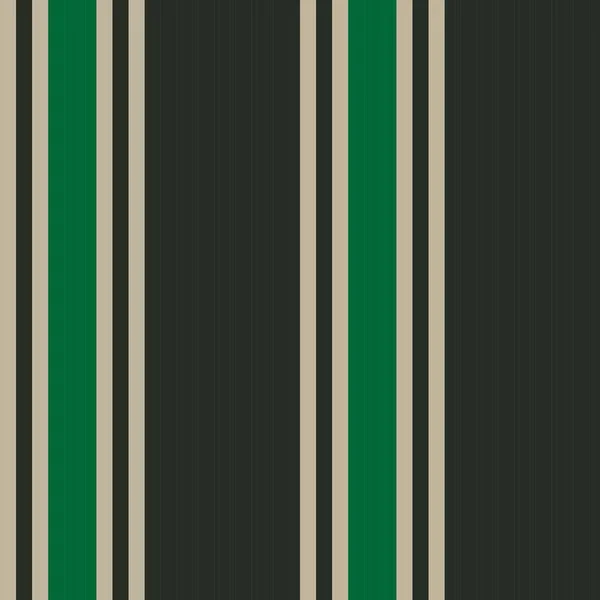 Fondo Patrón Inconsútil Rayado Vertical Verde Adecuado Para Textiles Moda — Archivo Imágenes Vectoriales