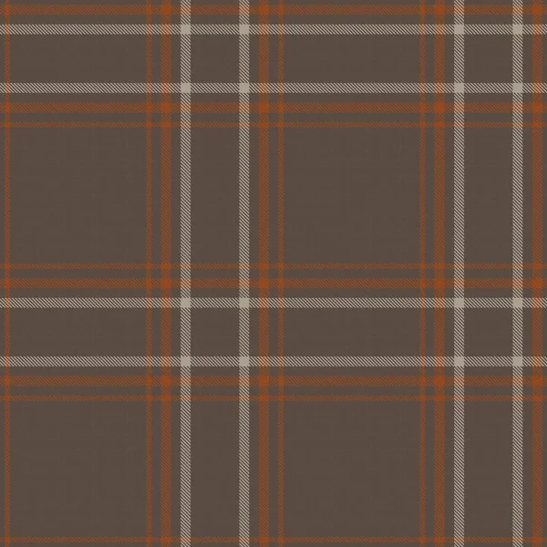 Orange Glen Plaid Texturovaný Bezešvý Vzor Vhodný Pro Módní Textil — Stockový vektor